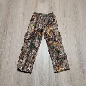 Realtree Xtra Camo Youth Large Hunting Cargo Pants‎ Scent Control Microban